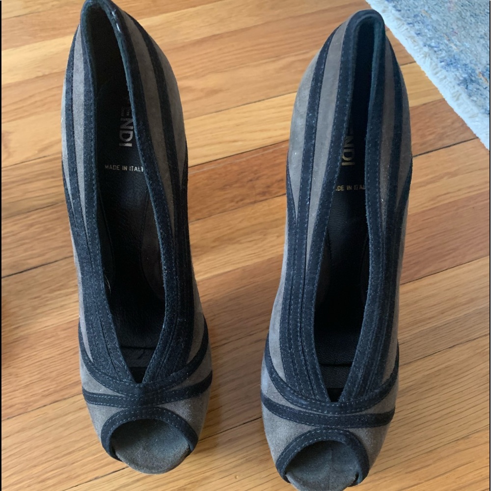 Fendi platform heels size 38 1/2